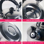 Tetera Acero Inoxidable Premium con Silbato