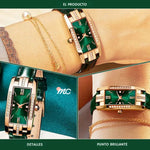 Reloj Vintage Color Esmeralda: Hoy con Regalo