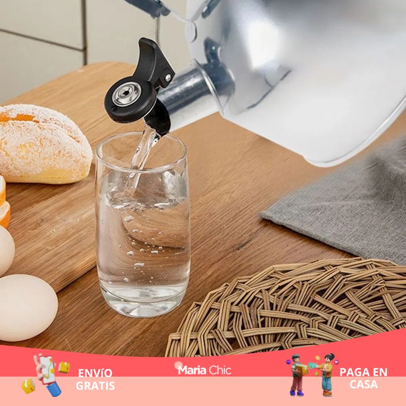 Tetera Acero Inoxidable Premium con Silbato