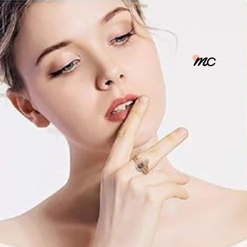 Anillo "Te Amo" en los 100 Idiomas - Hoy tem caja de regalo