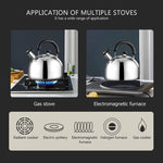 Tetera Acero Inoxidable Premium con Silbato