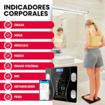 Báscula Inteligente de Bioimpedancia Bluetooth – ¡Conoce Tu Cuerpo a Fondo!