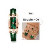 Reloj Vintage Color Esmeralda: Hoy con Regalo